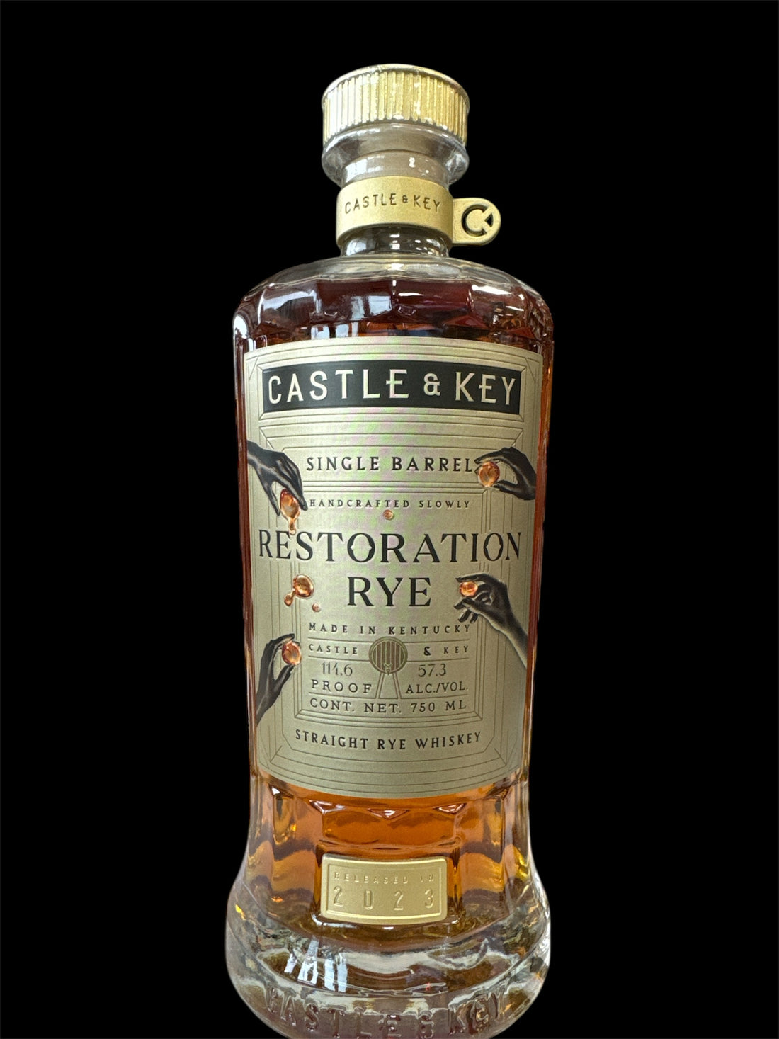 Castle & Key Restoration Rye Single Barrel 114.6 p – Bootleggers Liquor